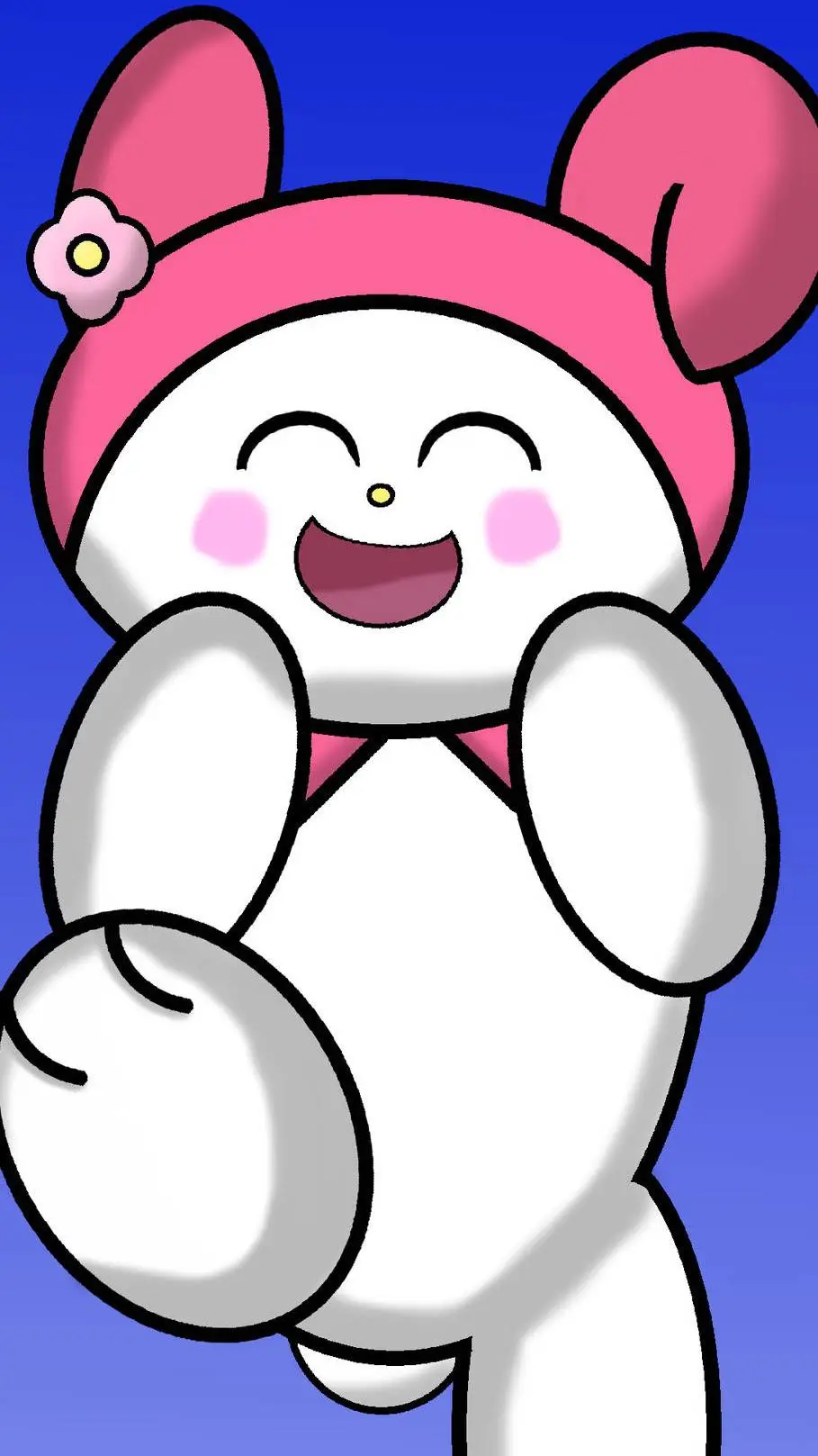 ai character: Giantess my Melody background