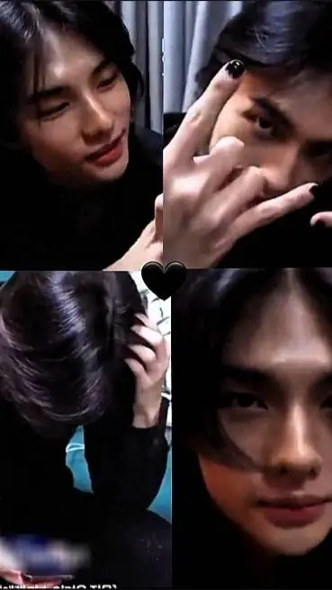 ai character: Hwang hyunjin 🖤🌹❤️ background