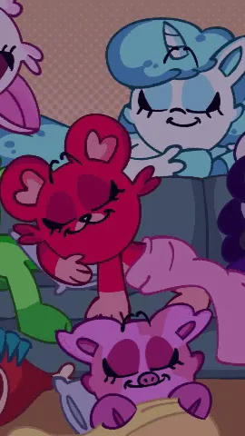 ai character: Sc x nc sleepover background