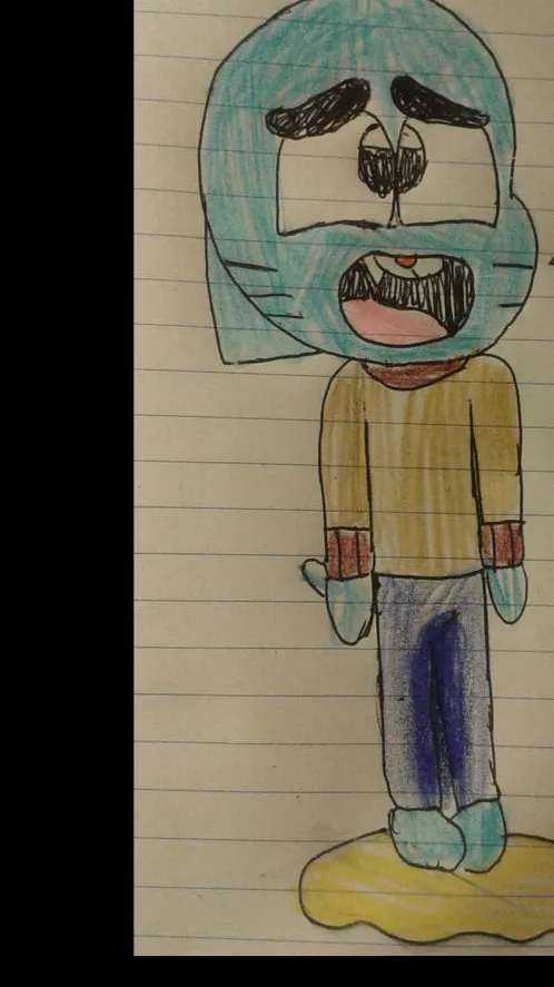 ai character: Gumball wet se 2 background