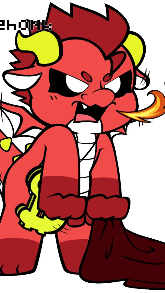 ai character: Baby Simon smoke  background