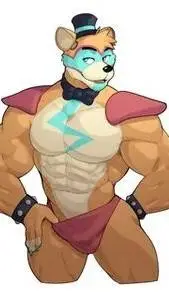 ai character: Фредди background