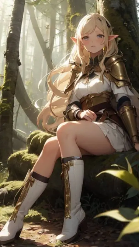 ai character: Lyra⚘ background
