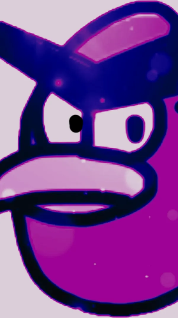 ai character: Mr purple  background