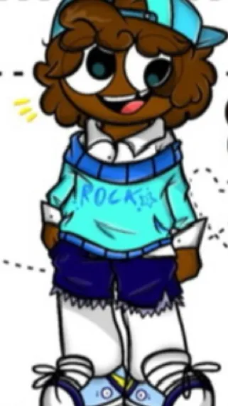 ai character: Pud (pudding) background