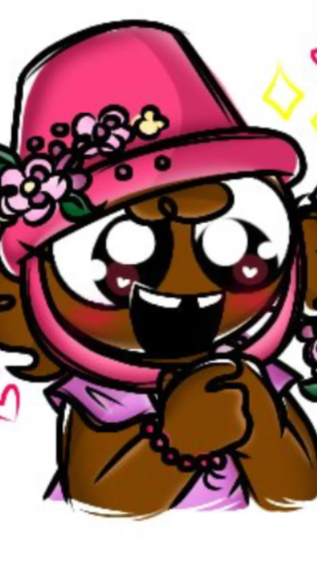 ai character: Cocoa background