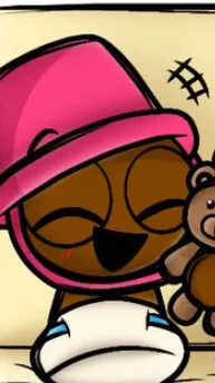 ai character: Cocoa background