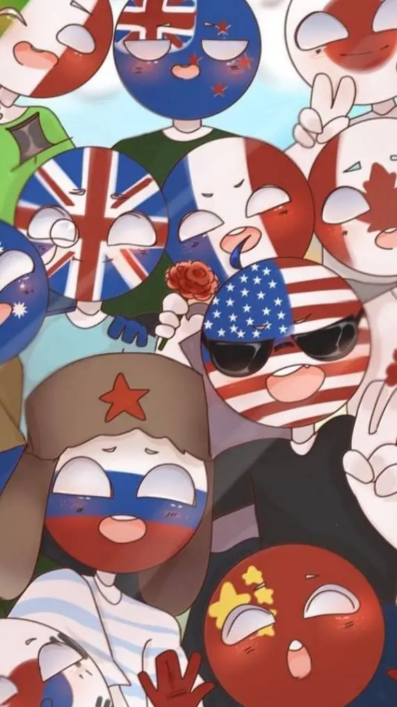 ai character: countryballs human background