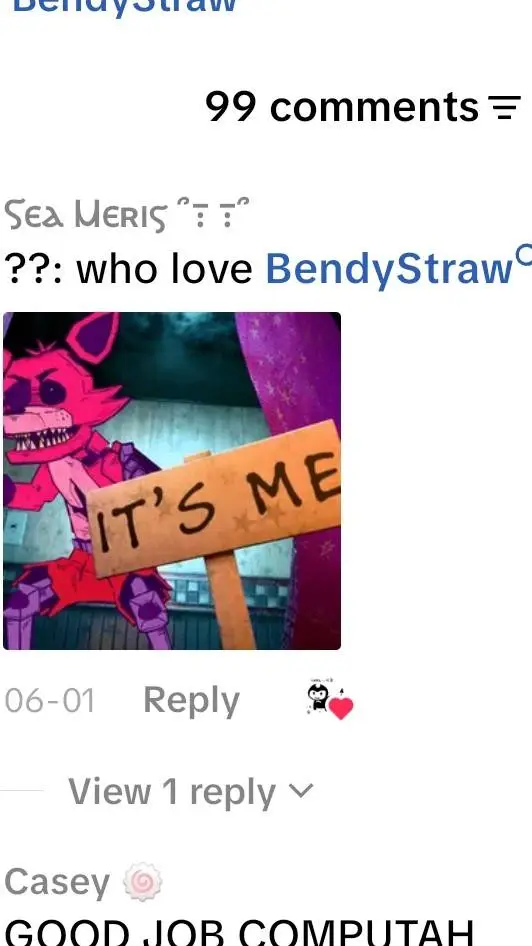 ai character: bendystraw background
