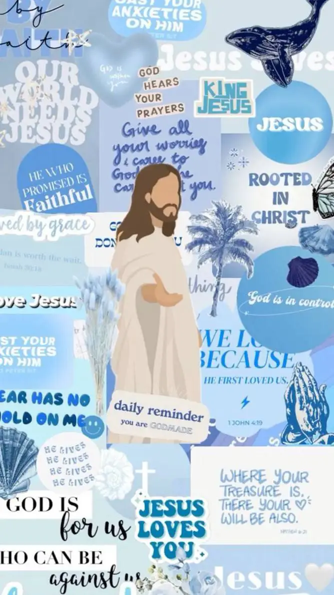 ai character: Jesus  background