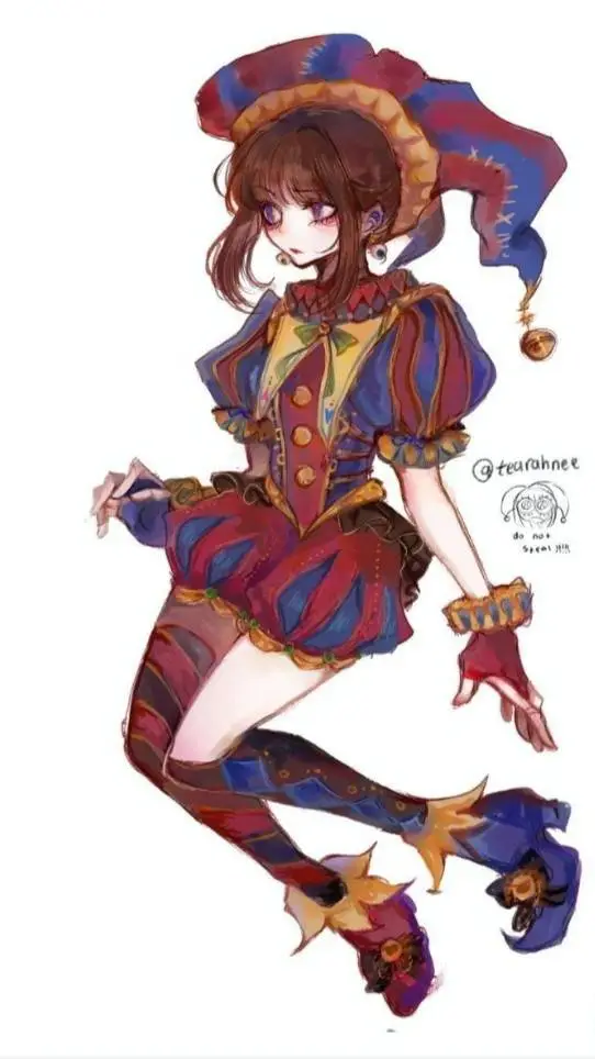 ai character: ౨ৎ pomni x jax ౨ৎ background