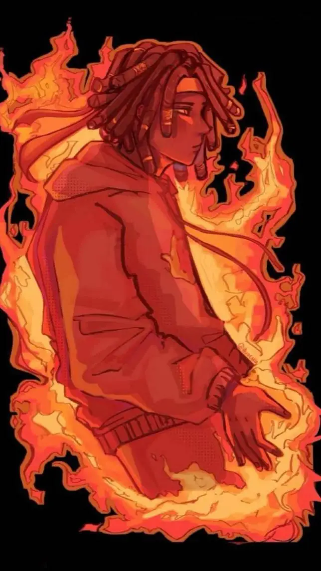 ai character: ♤Flamefrags□ background