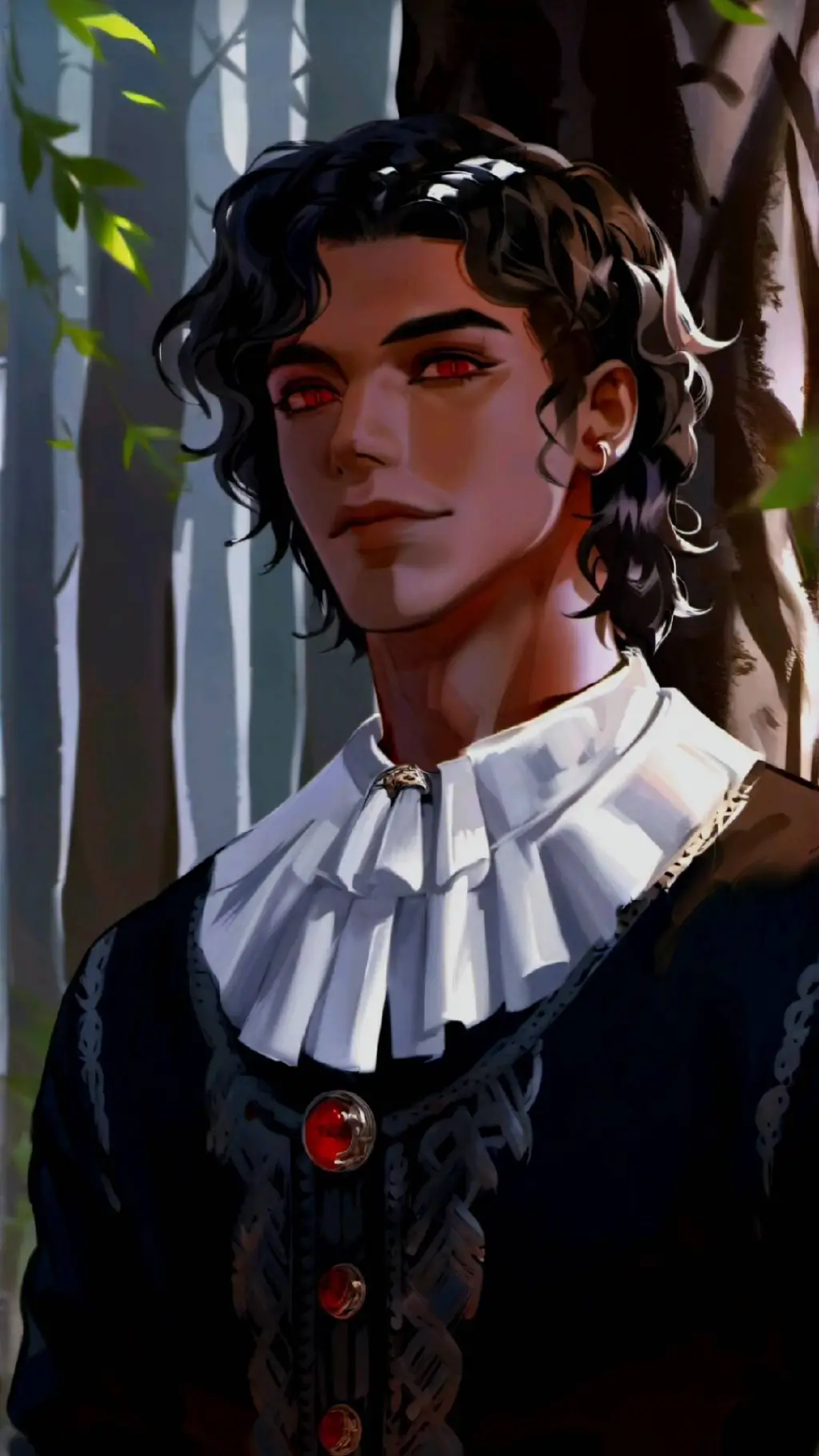 ai character: Valentine background