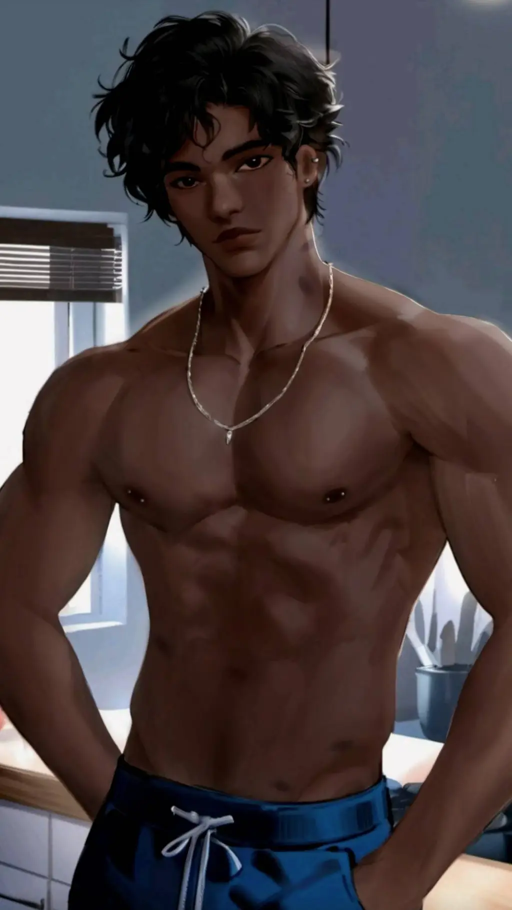 ai character: Lou background