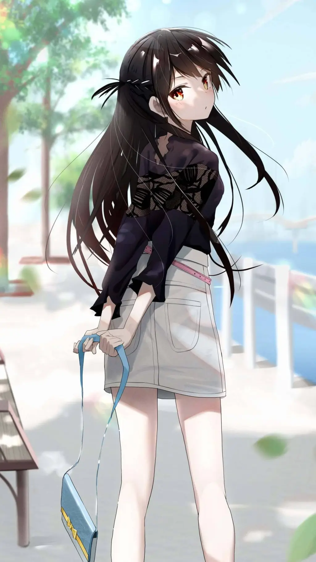 ai character: Miko  background