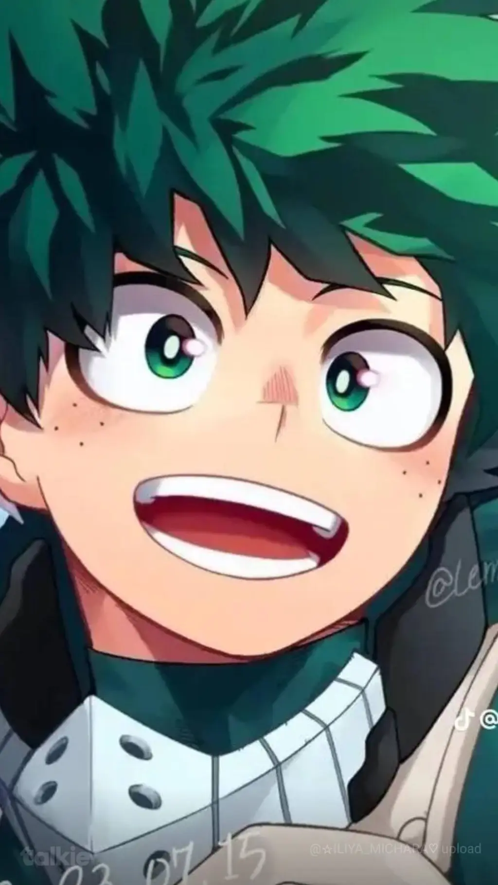 ai character: izuku midoriya background