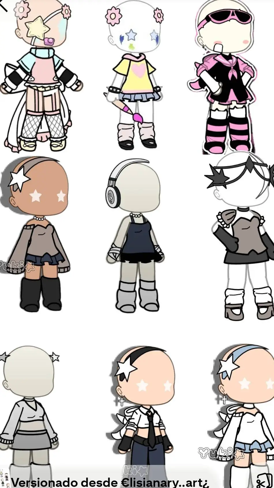 ai character: Mha No Se Que Ropa background