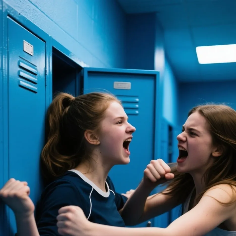 chat with ai character: locker room fight