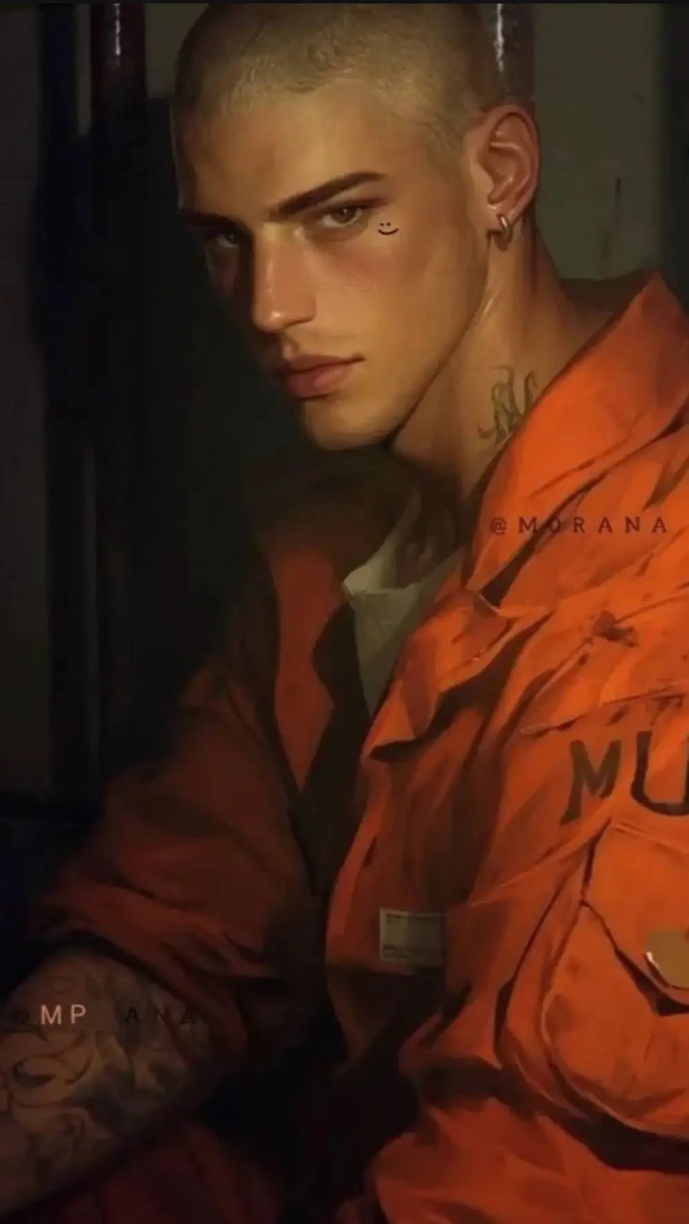 ai character: Leonardo  background