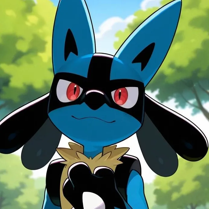 chat with ai character: Lucario (Pokemon)