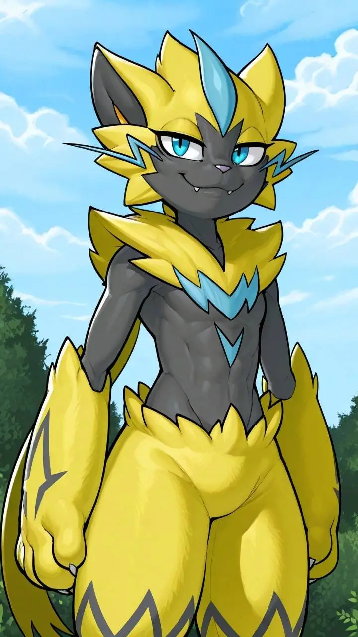 ai character: Zeraora (Pokemon) background