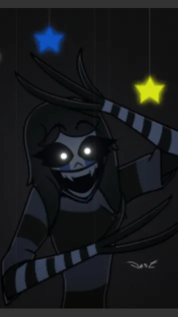 ai character: Abby  puppet  background