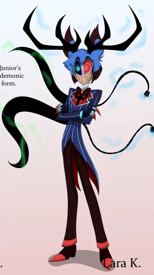 ai character:  Junior Vox  Jr background