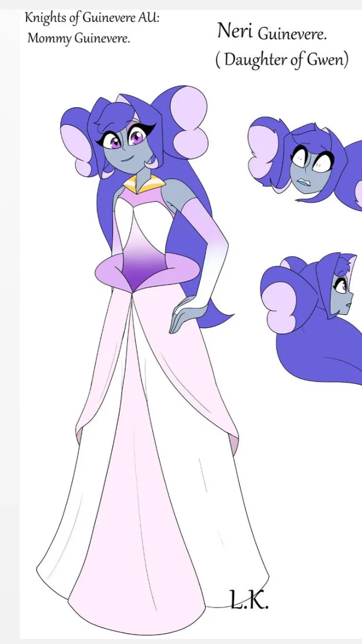 ai character: Neri Guinevere  background