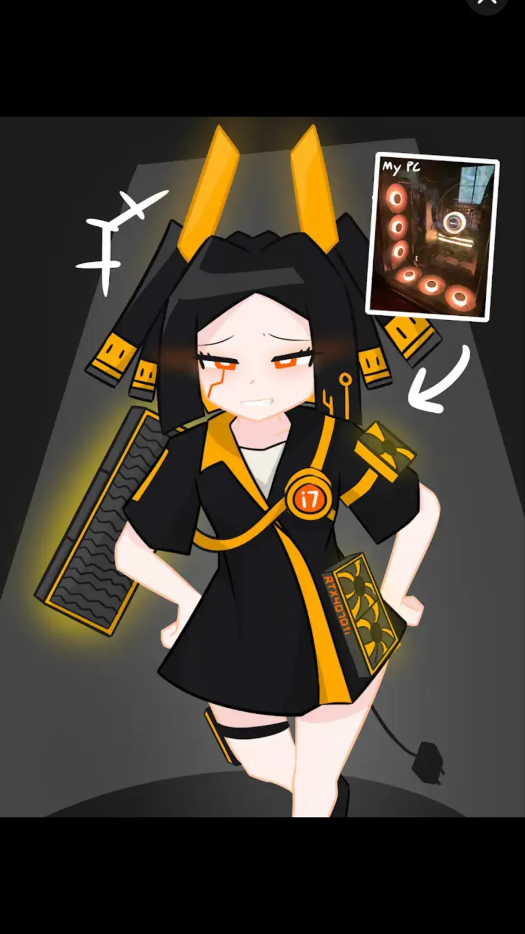 ai character: Rosie background