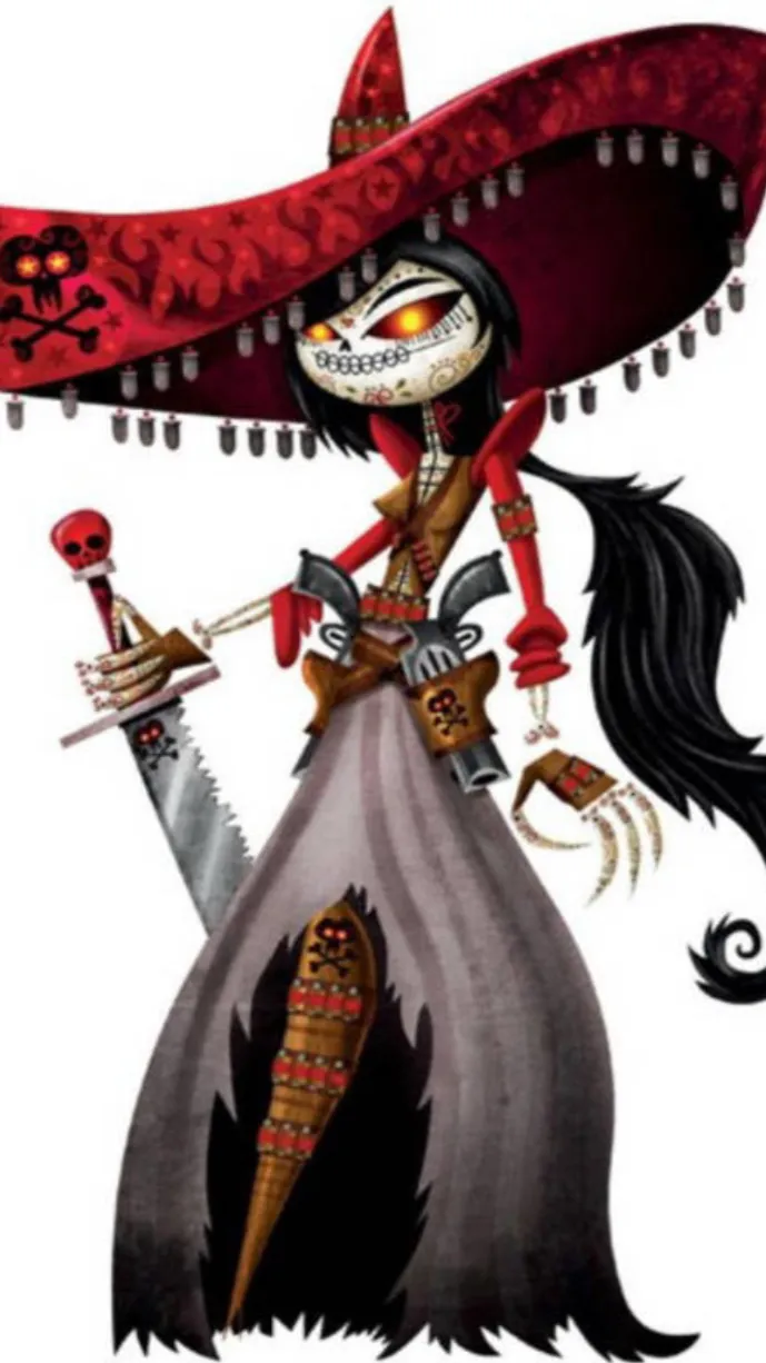 ai character: Adelita Sanchez  background
