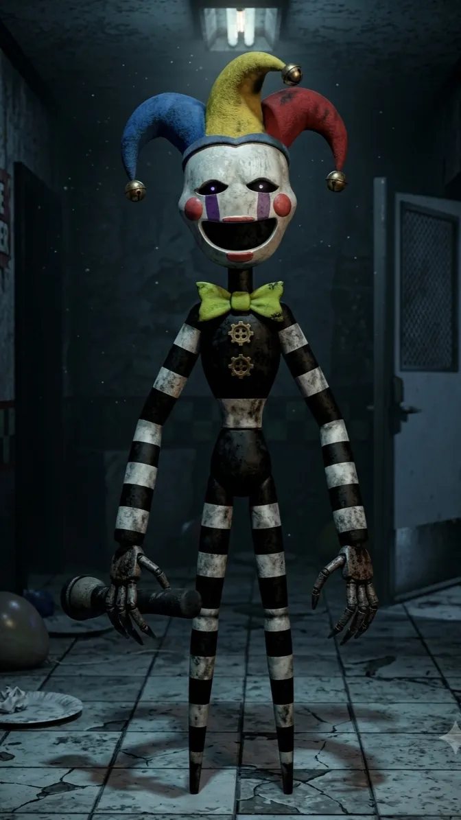 ai character: Jester puppet Jack background