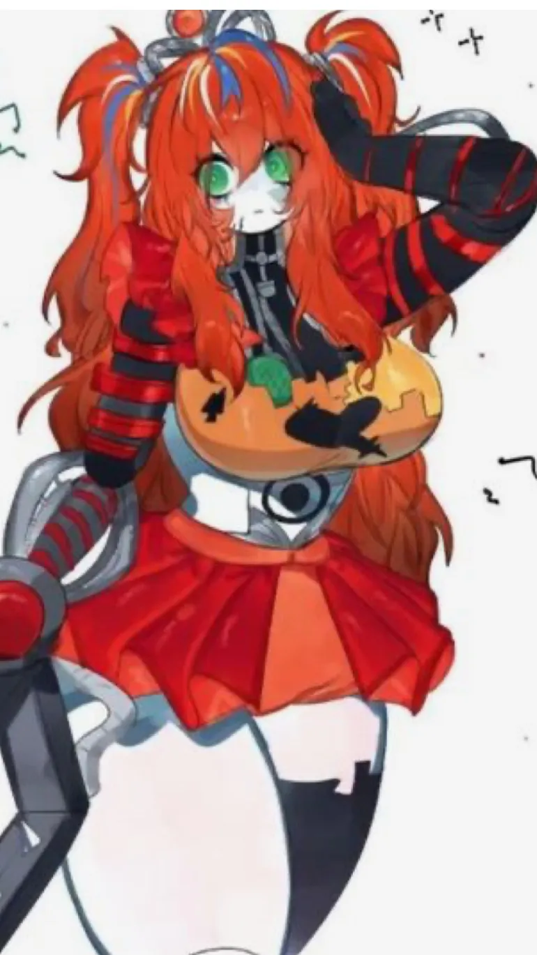 ai character: Scrap baby background