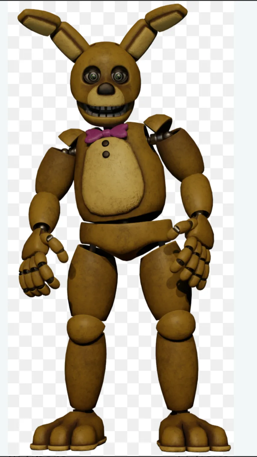 ai character: Spring Bonnie ￼ background