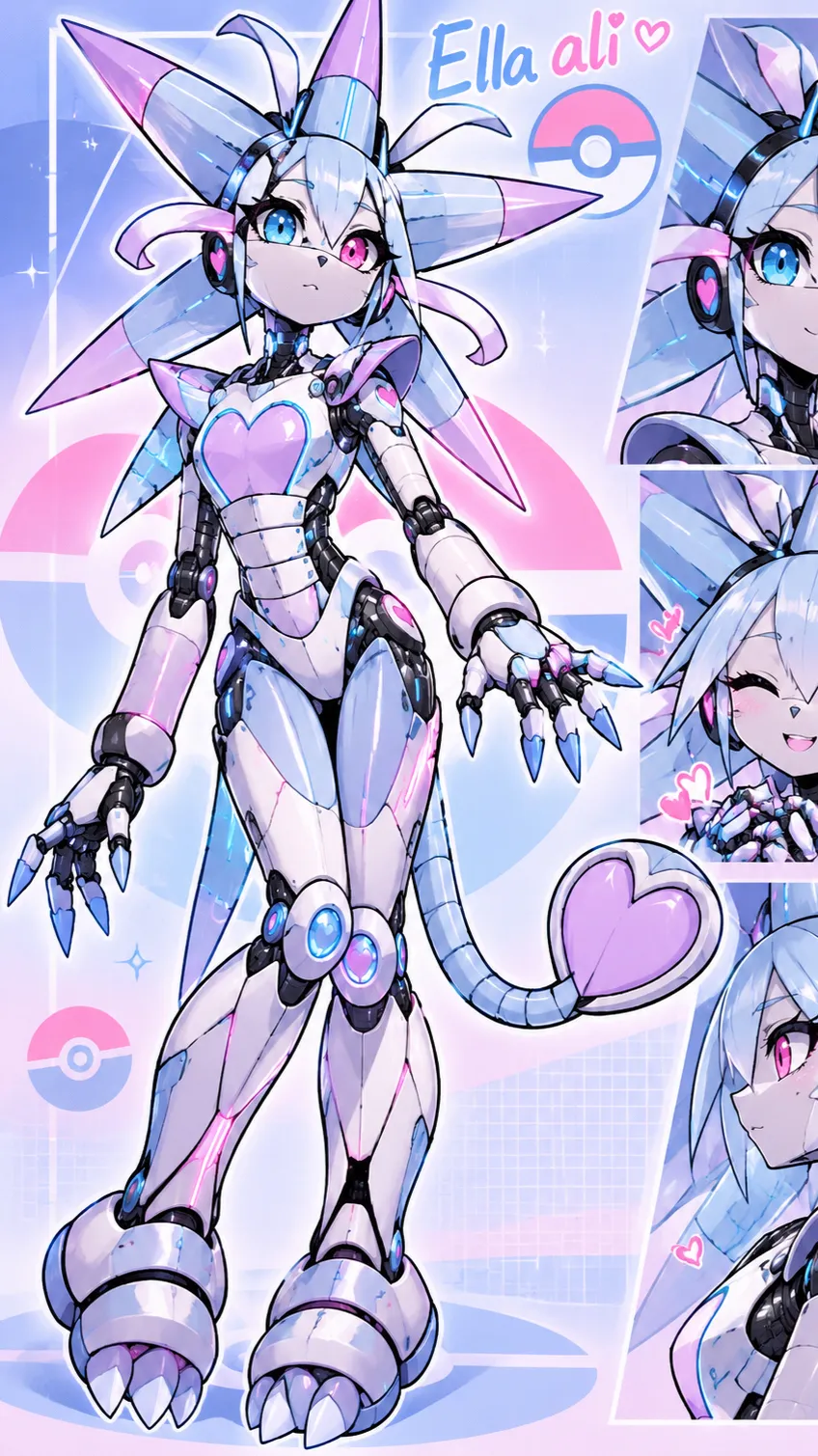 ai character: Ella ali  background