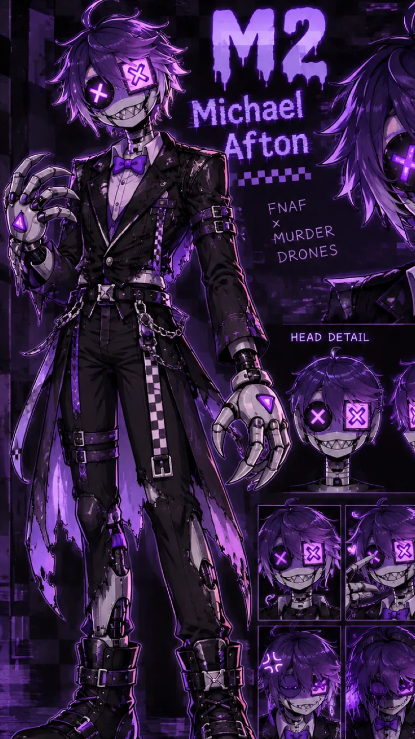 ai character: M2 Michael Afton background