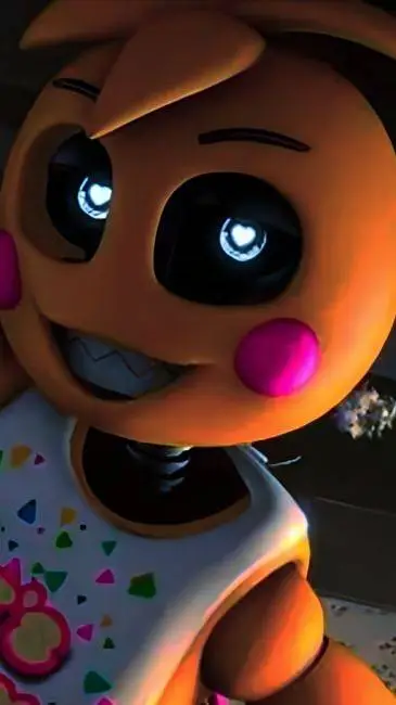 ai character: Toy chica  background