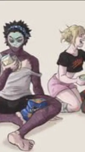 ai character: L.O.V sleepover background