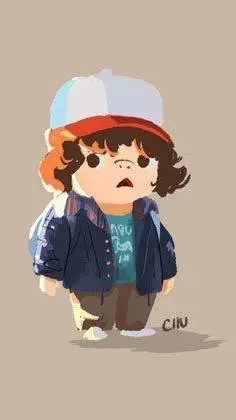 ai character: dustin Henderson  background