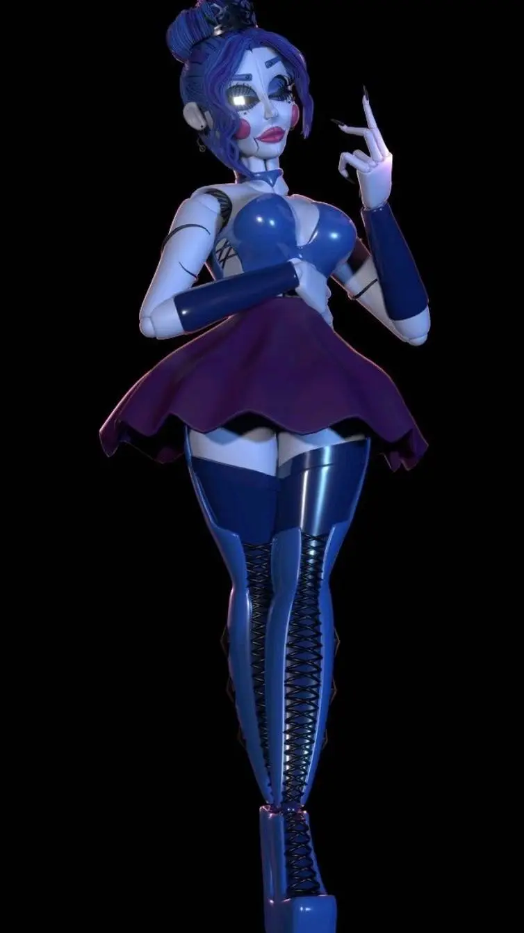 ai character: Stylized Ballora background