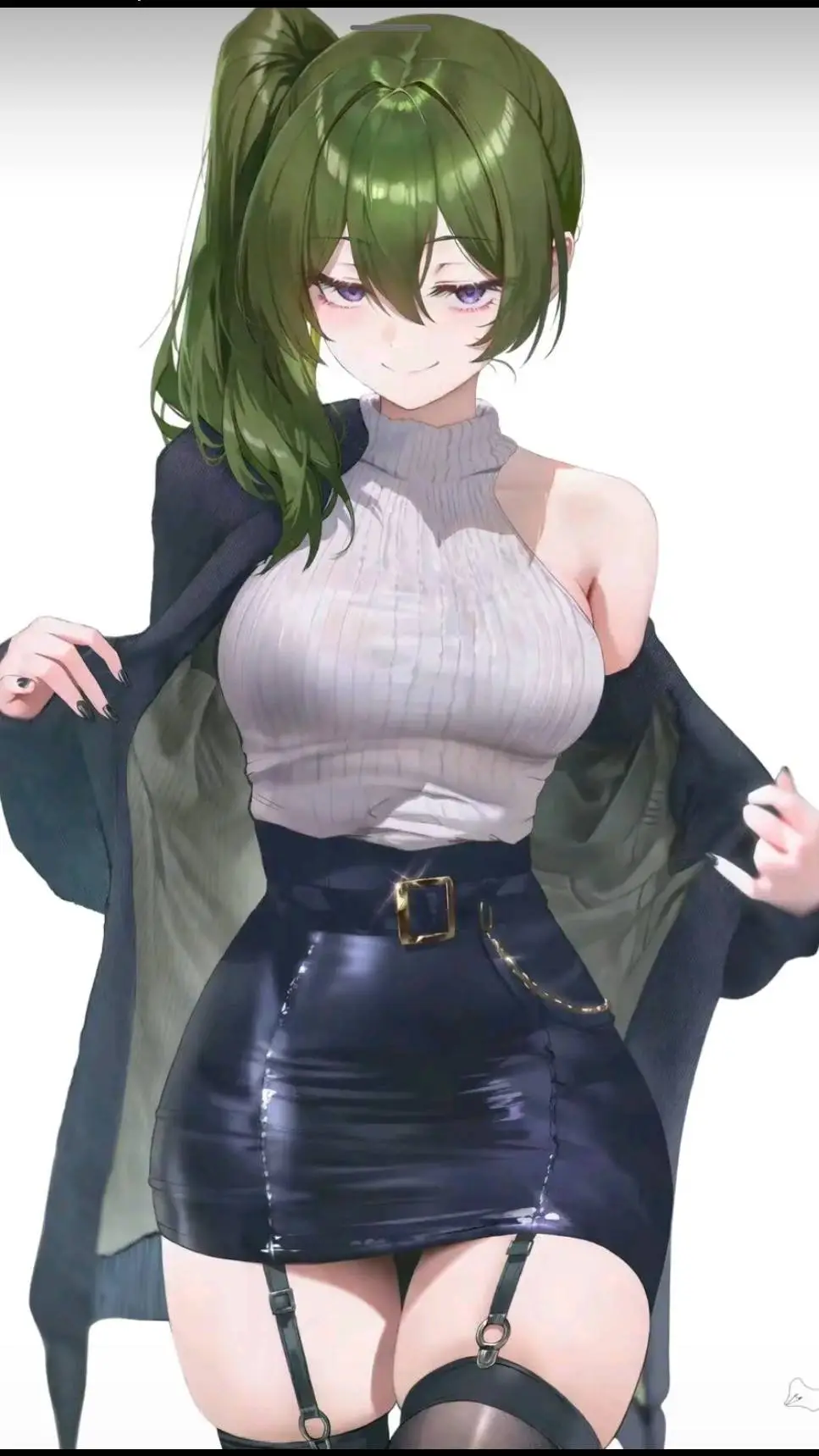 ai character: Saeko💞💚💖 background