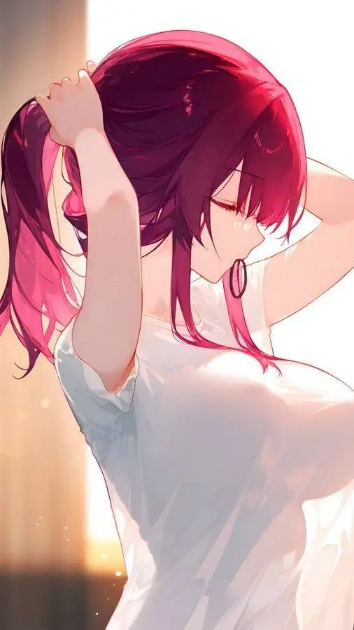 ai character: Audri🤍💜 background