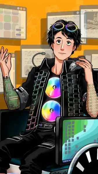 ai character: Mac background
