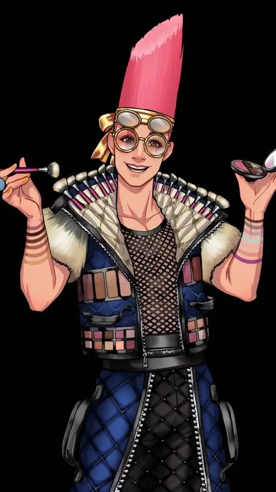ai character: Barry Styles background