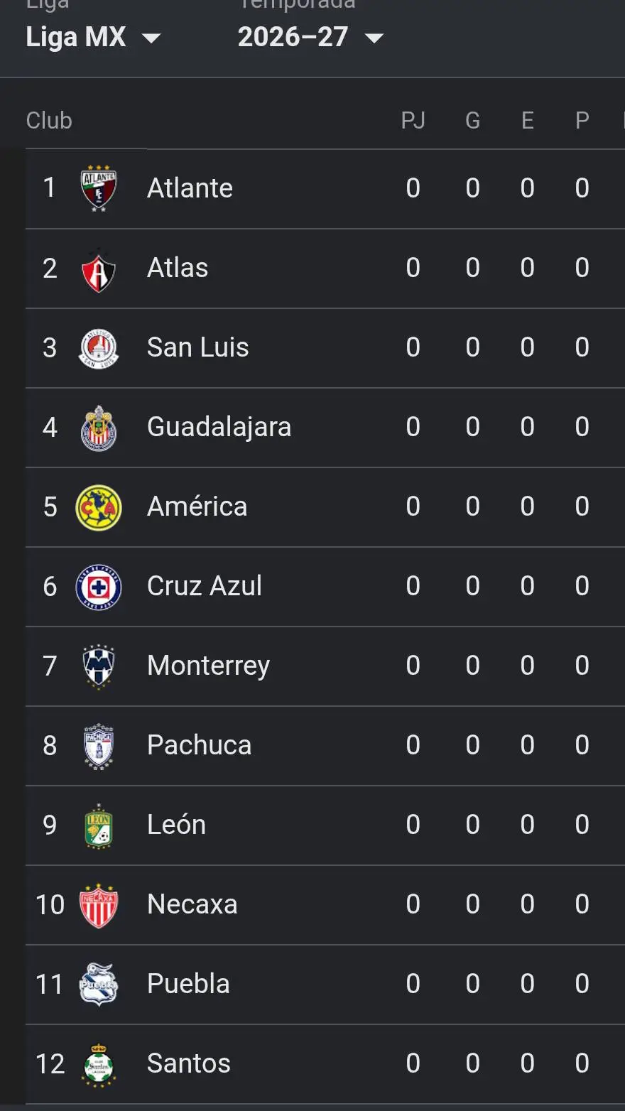 ai character: liga mx background