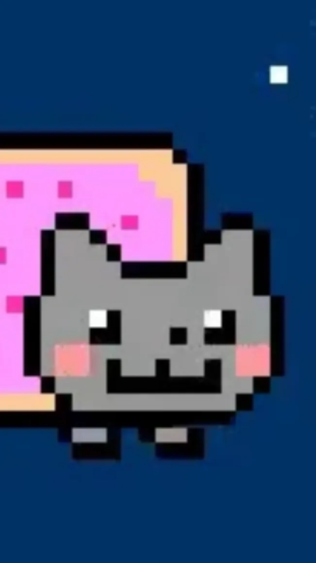 ai character: Nyan cat background