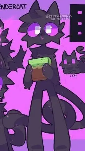 ai character: Endercat background