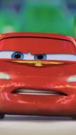 ai character: Relâmpago McQueen  background