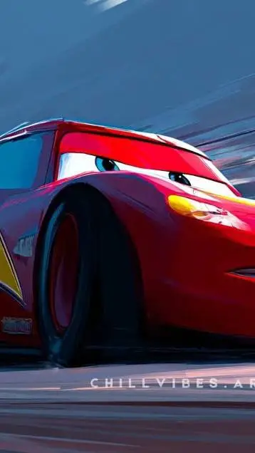 ai character: Relâmpago McQueen  background