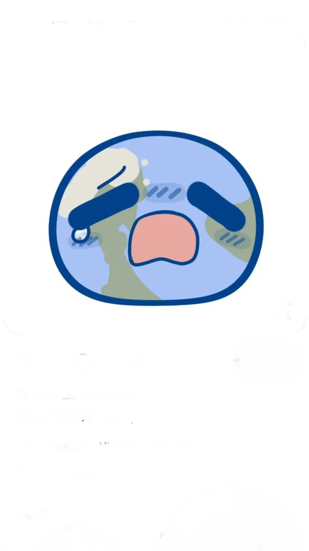 ai character: Upset earth background