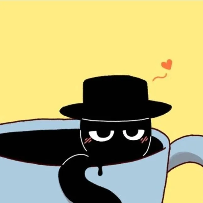 chat with ai character: black cup